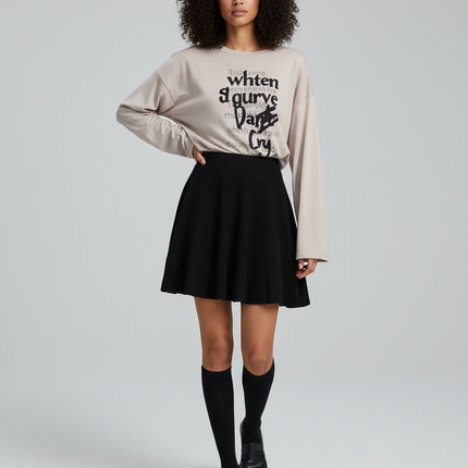 Collection image for: Jupe Patineuse Taille Haute