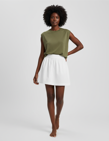 Jupe Patineuse Blanche Femme