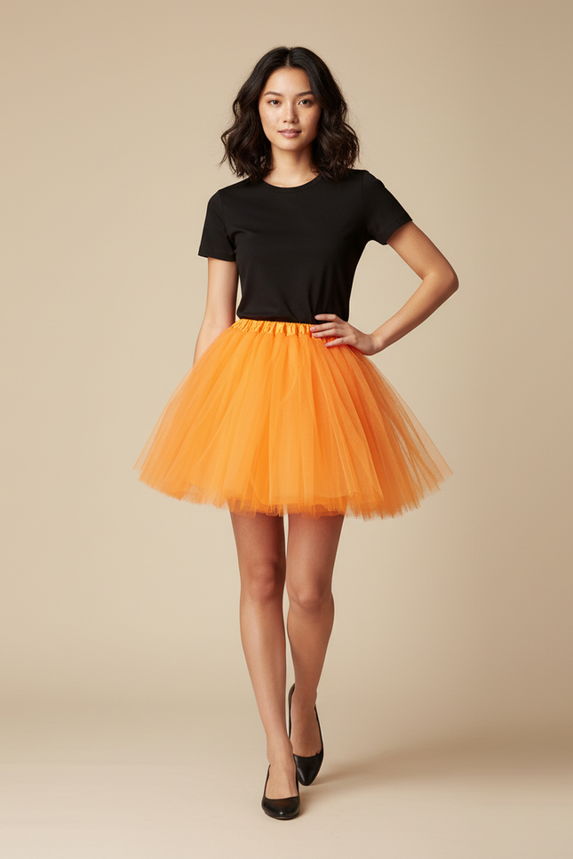 Jupe Patineuse Orange