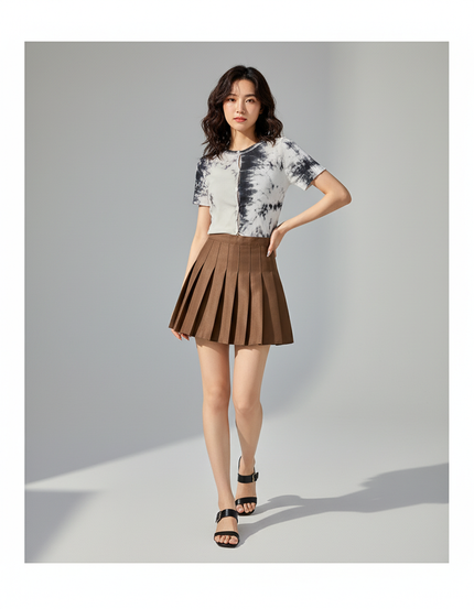 Jupe Patineuse Marron