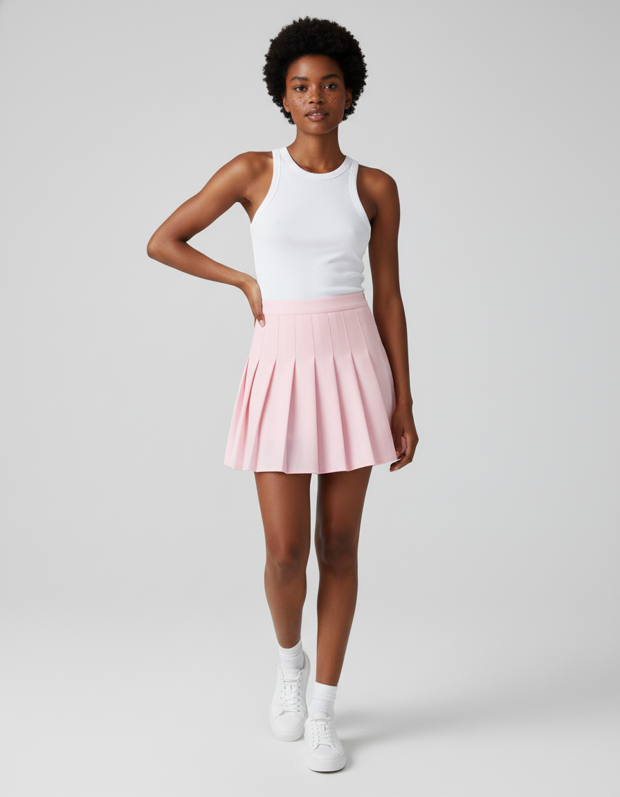 Jupe Patineuse Rose Poudré