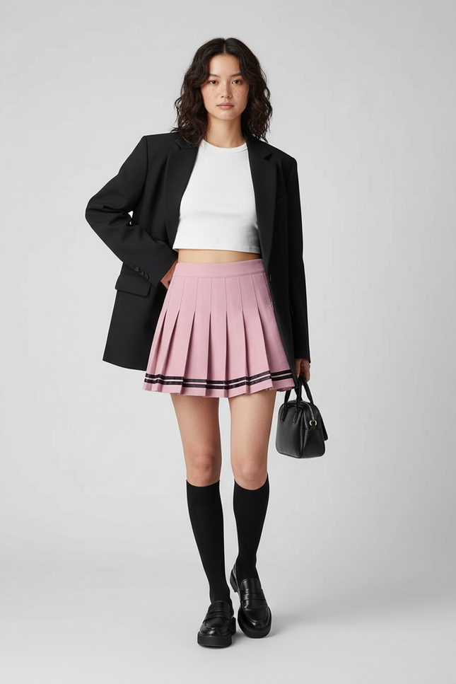 Jupe Patineuse Rose Pale