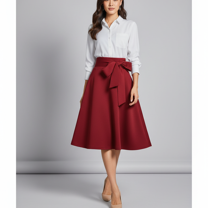 Collection image for: Jupe Bordeaux Patineuse