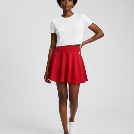 Collection image for: Jupe Patineuse Rouge