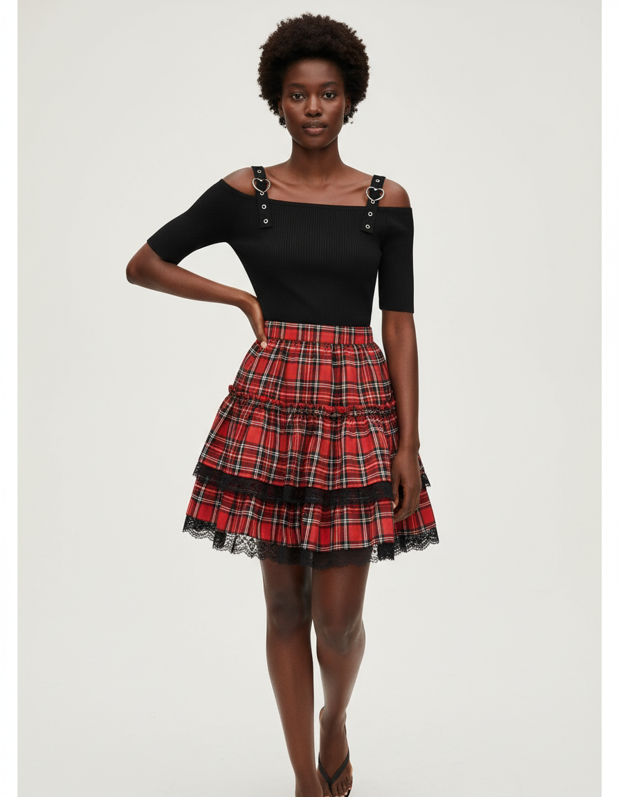 Jupe Patineuse Tartan