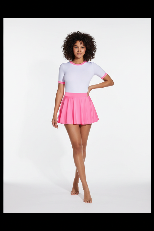 Jupe Patineuse Rose Clair