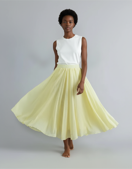 Jupe Patineuse Longue Femme