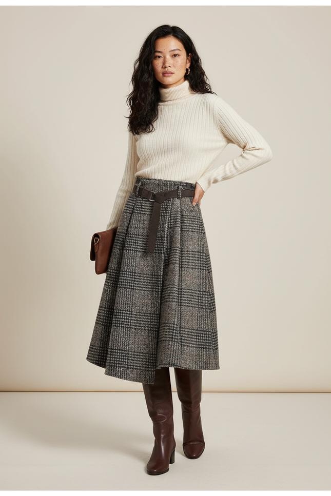 Jupe Patineuse Carreaux