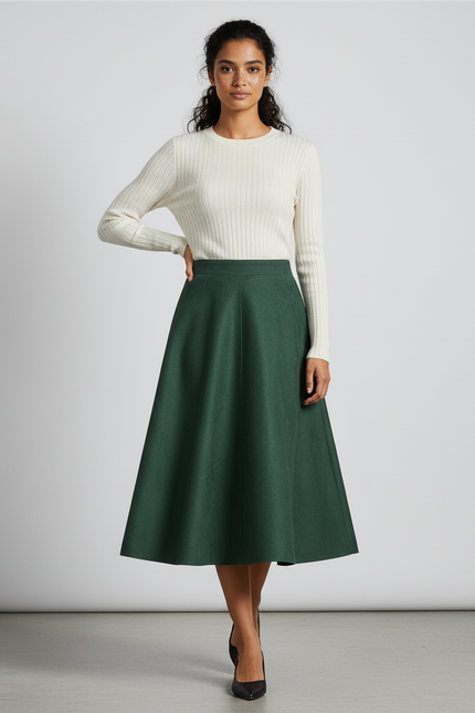 Jupe Patineuse Vert Sapin