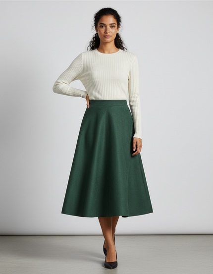 Jupe Patineuse Vert Sapin