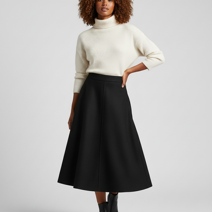 Collection image for: Jupe Patineuse Noire