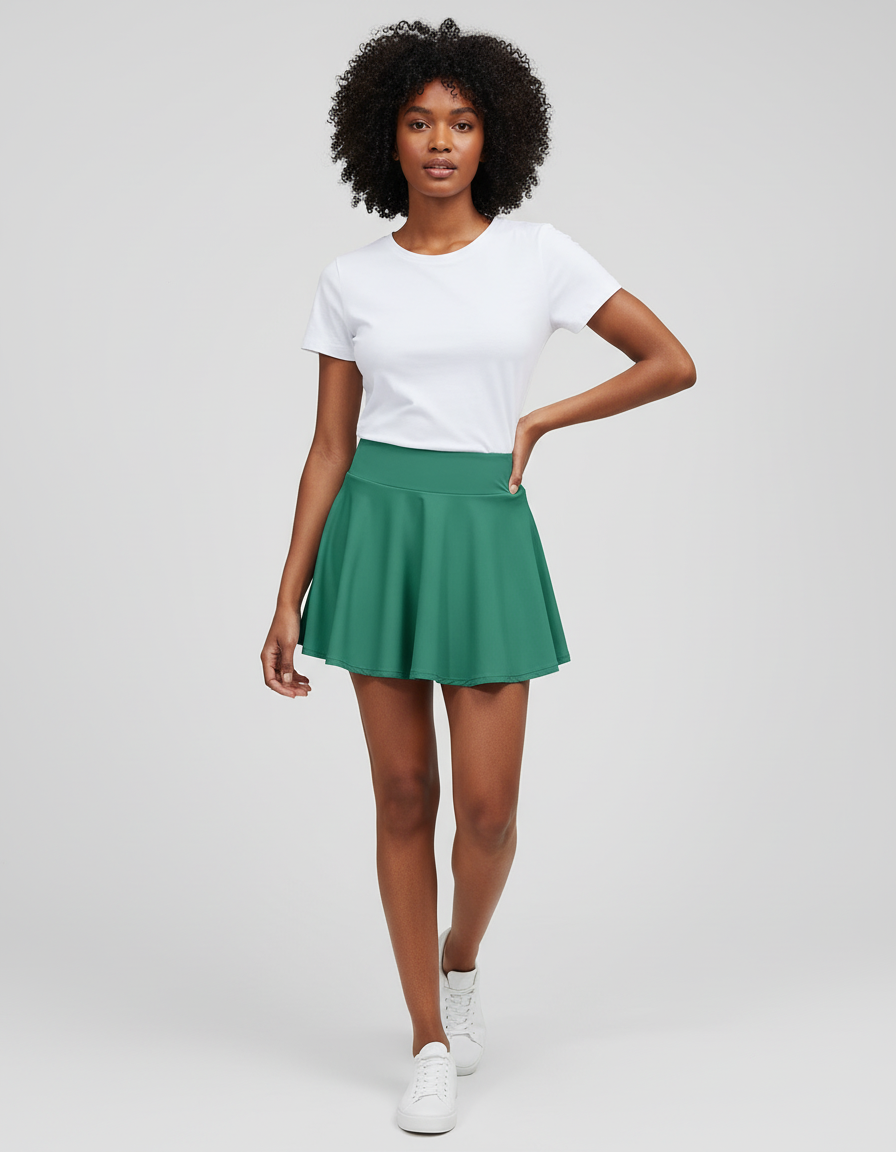 Jupe Verte Patineuse