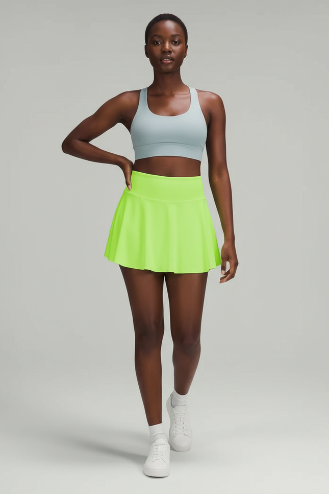 Jupe Patineuse Jaune Fluo