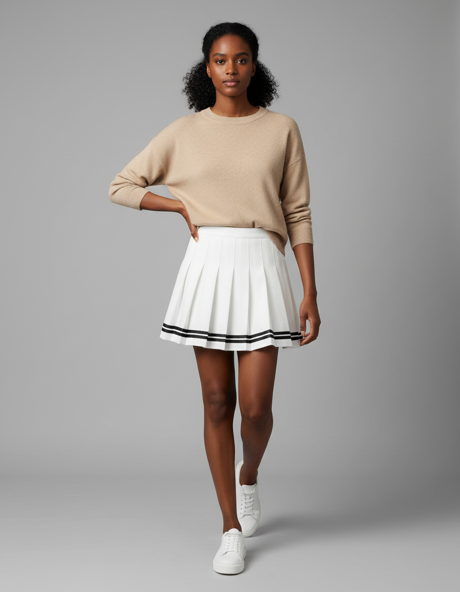 Jupe Patineuse Rayée