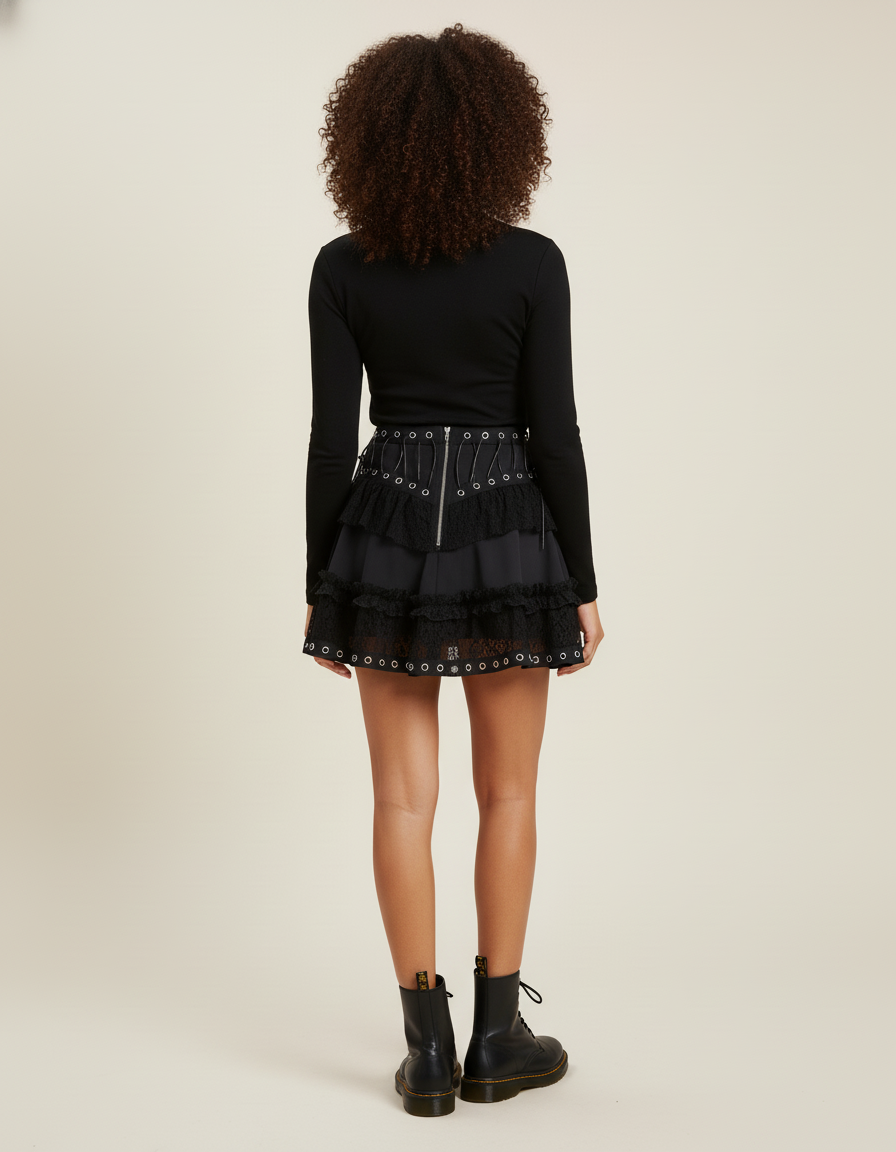 Jupe Patineuse Dentelle