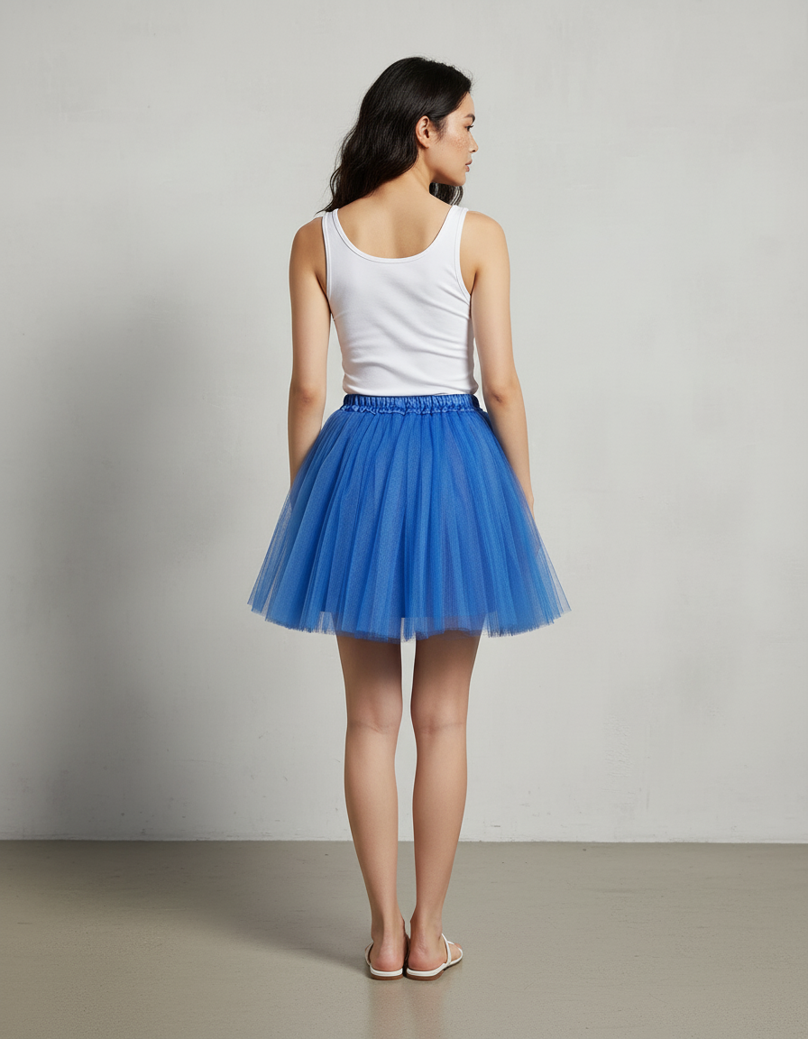 Jupe Patineuse Bleu Roi