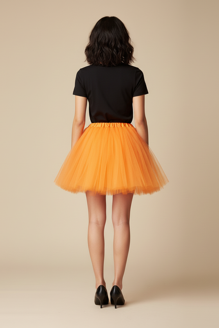 Jupe Patineuse Orange