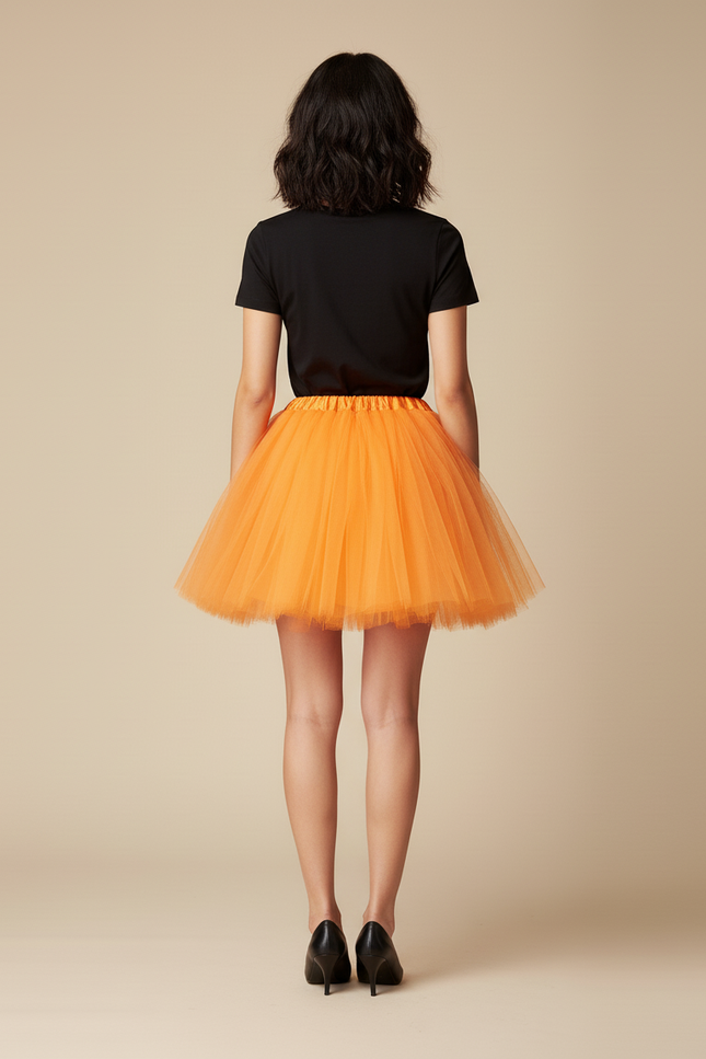 Jupe Patineuse Orange