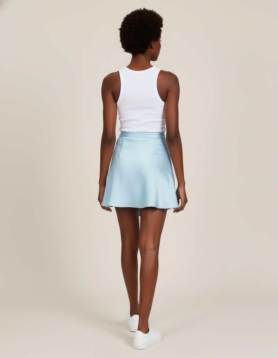 Jupe Patineuse Turquoise