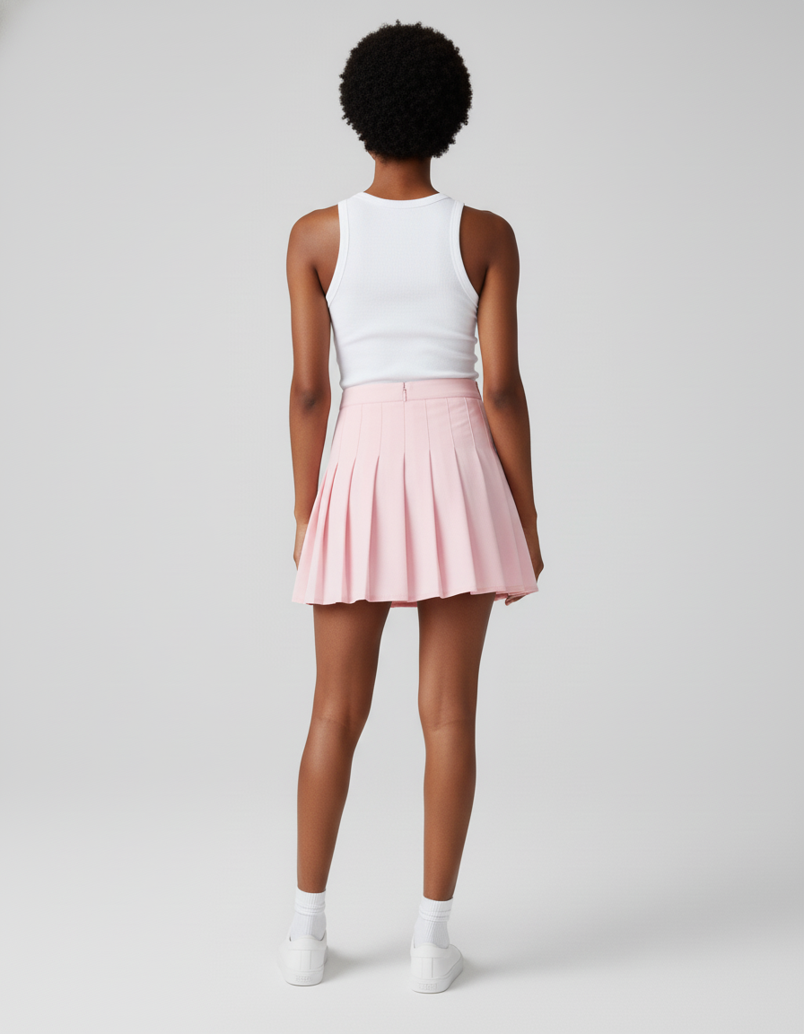 Jupe Patineuse Rose Poudré