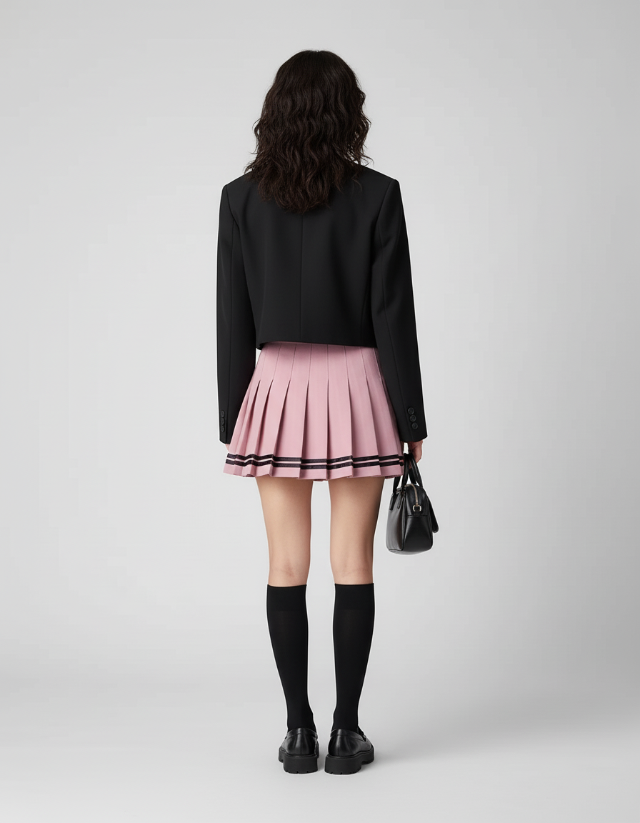 Jupe Patineuse Rose Pale