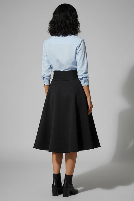 Jupe Patineuse Avec Ceinture