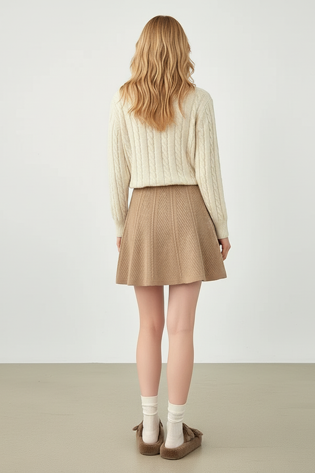 Jupe Patineuse Camel