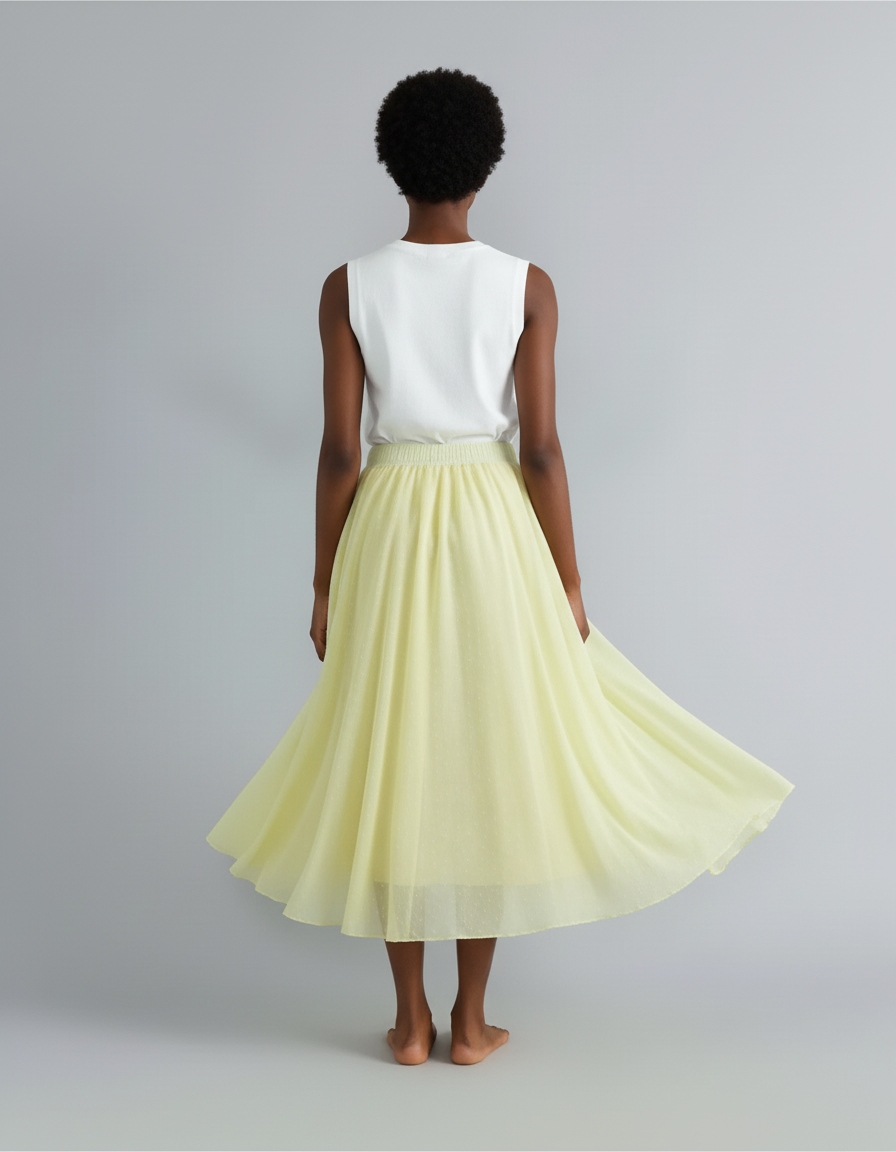 Jupe Patineuse Longue Femme