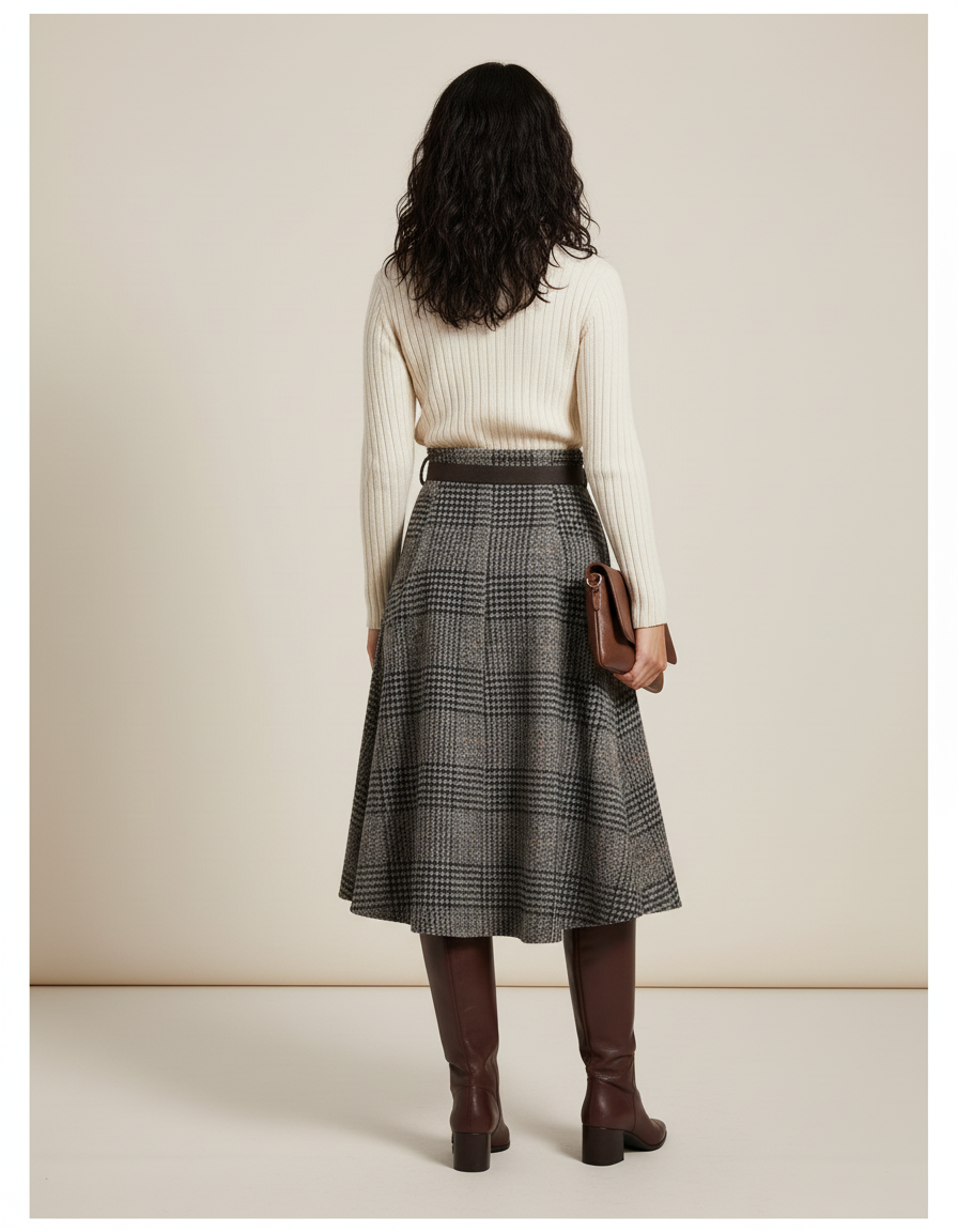 Jupe Patineuse Carreaux