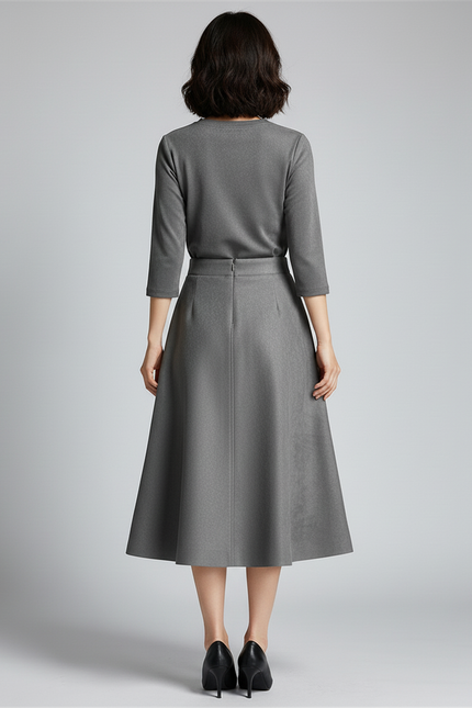 Jupe Patineuse Suedine