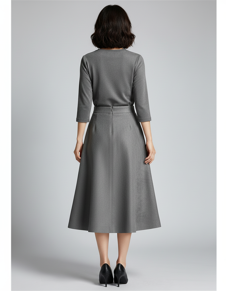 Jupe Patineuse Suedine