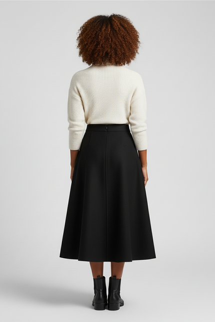 Jupe Patineuse Noire Femme