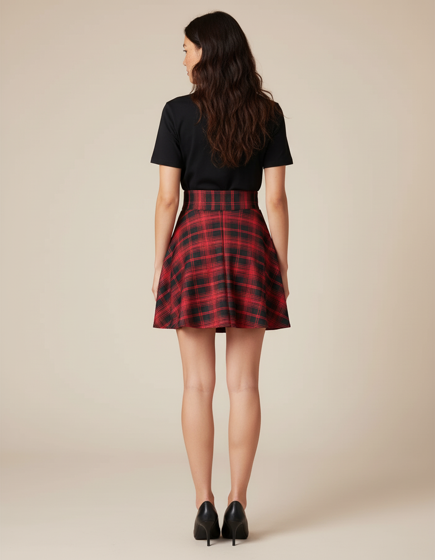 Jupe Patineuse Imprimée