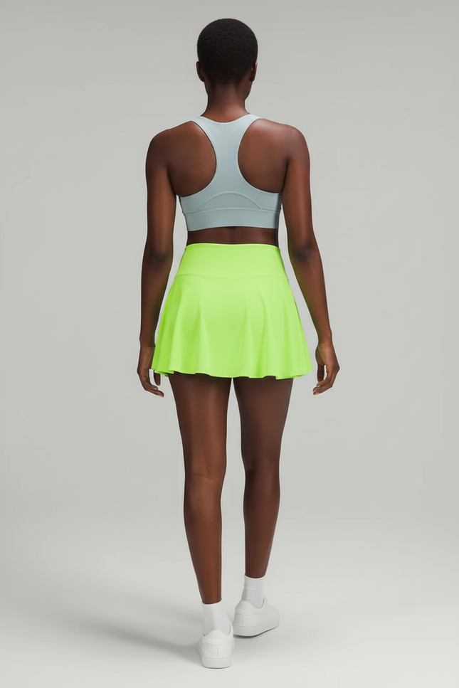 Jupe Patineuse Jaune Fluo