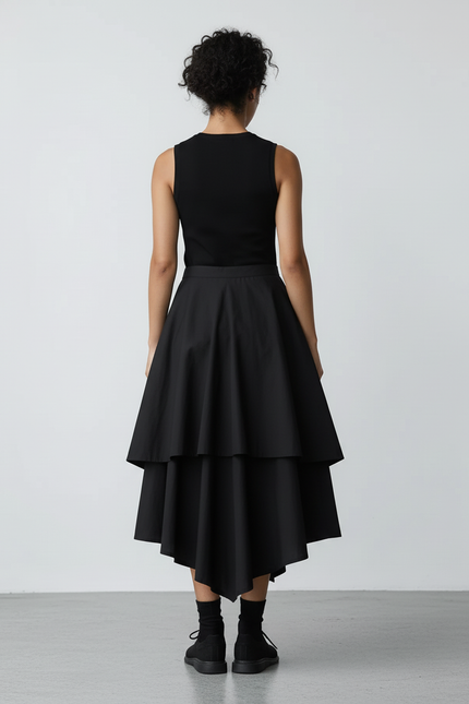 Jupe Patineuse Asymétrique