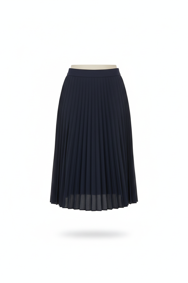 Jupe Patineuse Plissée Marine Élégante