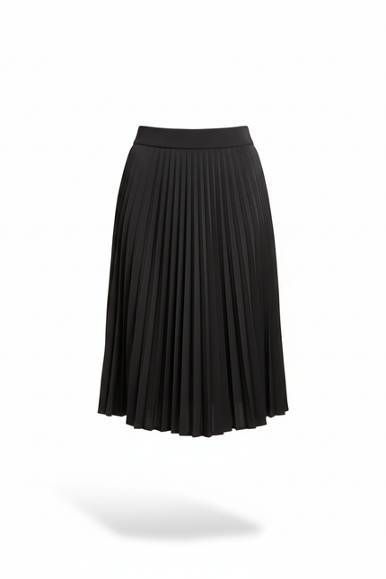 Jupe Patineuse Mi Longue Noire