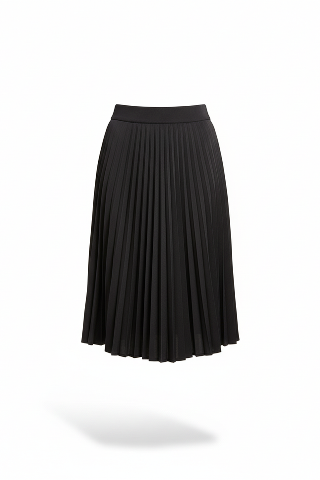 Jupe Patineuse Mi Longue Noire