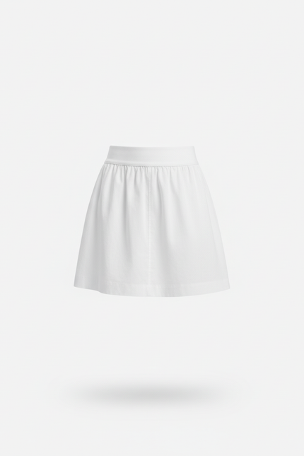 Jupe Patineuse Blanche Femme