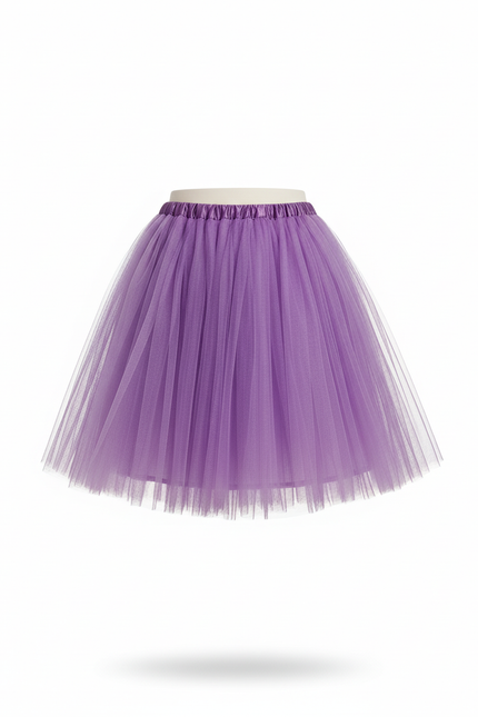 Jupe Patineuse Tulle Violette Chic
