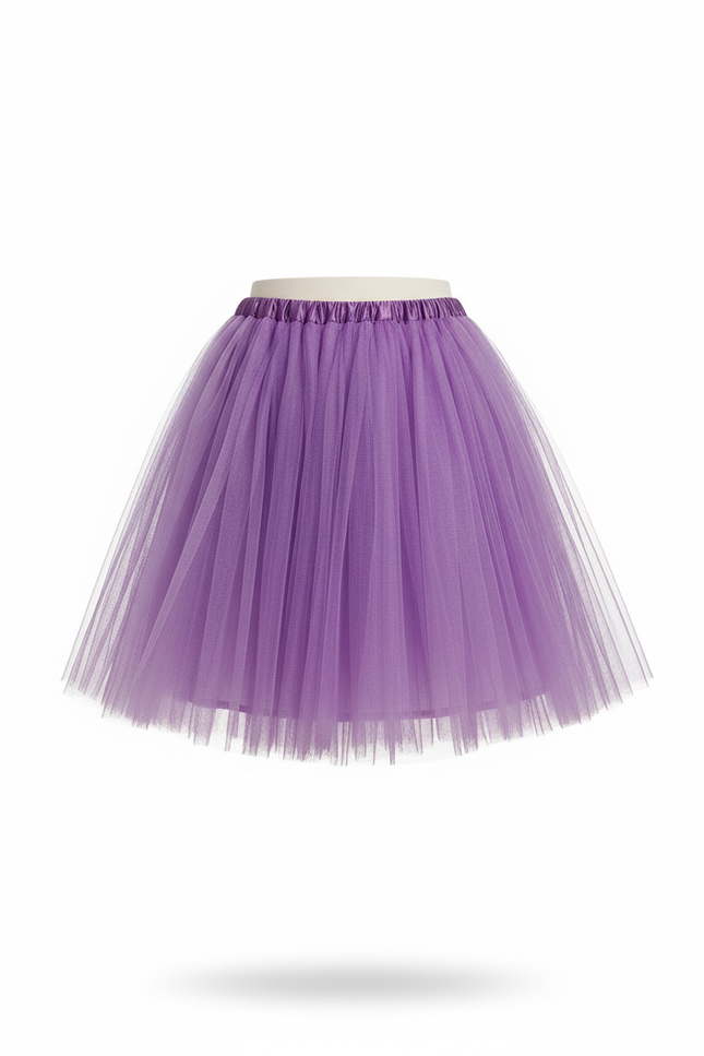 Jupe Patineuse Tulle Violette Chic