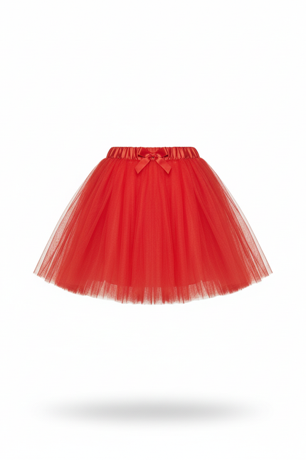 Jupe Patineuse Rouge Femme