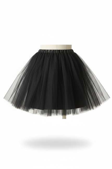 Jupe Patineuse Noire Tulle Chic