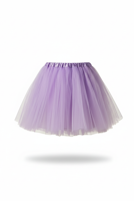 Jupe Patineuse Lilas Tulle Vaporeuse