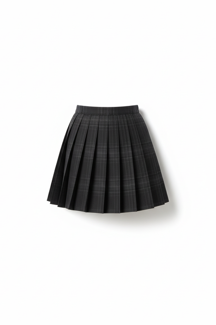 Jupe Patineuse Plaid Plissée Preppy Tendance