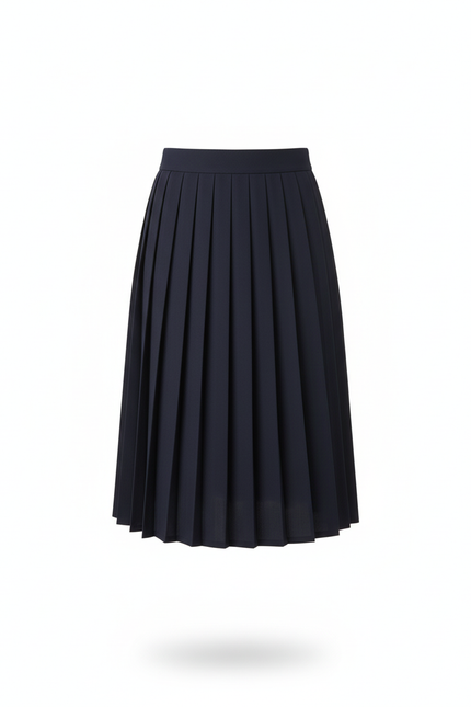 Jupe Patineuse Bleue Marine Plissée Chic Élégante