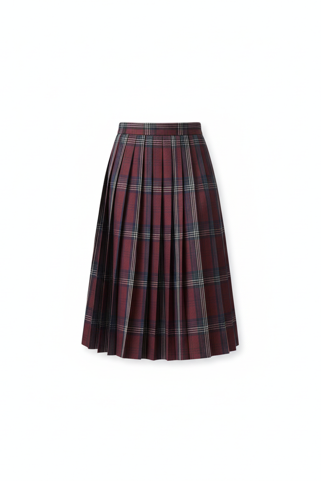 Jupe Patineuse Plissée Écossaise Chic