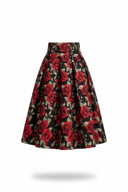 Jupe Patineuse Fleurie