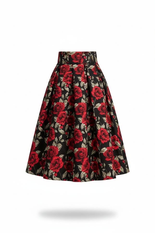 Jupe Patineuse Fleurie