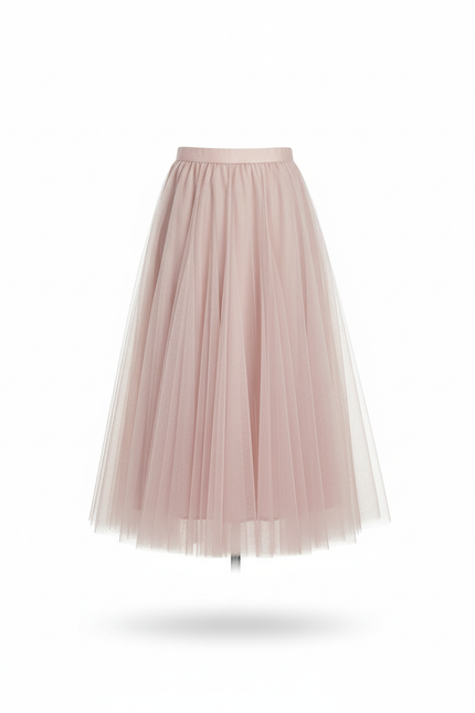 Jupe Patineuse Rose Tulle Élégante